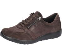 Schnürschuh WALDLÄUFER "M-Ira-Soft", Damen, Gr. 4 (37), braun, Nappaleder, Textil, Veloursleder, Schuhe Schnürschuh, Sneaker, Bequemschuh, Halbschuh in Spezialweite M für den kräfigen Fuß (86729967-4)