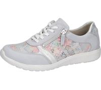 Schnürschuh WALDLÄUFER "M-IRA-Soft", Damen, Gr. 7 (40,5), hellgrau multicolor, Nappaleder, Nubukleder, Textil, Veloursleder, Schuhe Schnürschuh, Freizeitschuh, Halbschuh, Schnürschuh, Schuhweite M (=e