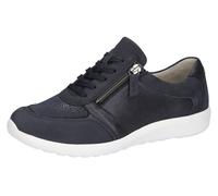 Schnürschuh WALDLÄUFER "M-IRA-Soft", Damen, Gr. 9 (43), blau (nachtblau), Nubukleder, Textil, Schuhe Schnürschuh, Freizeitschuh, Halbschuh, Komfortschuh in Schuhweite M (extra weit) (20065553-9) nacht