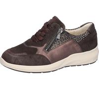 Schnürschuh WALDLÄUFER "M-Tonia", Damen, Gr. 5 (38), braun, Leder, Schuhe Schnürschuh, Halbschuh, Bequemschuh, Komfortschuh in Spezialweite M (39808320-5) braun