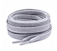 Schnürsenkel für Turnschuhe, Stiefel, Converse, Nike, Puma, flach, 10 mm breit, 120 cm, Grau