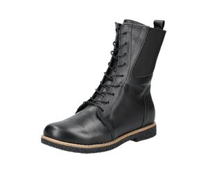 Schnürstiefel ANDREA CONTI "Andrea Conti Stiefel Leder", Damen, Gr. 37, schwarz (schwarz, schwarz), Leder, Schuhe Schnürstiefel (88108136-37) schwarz, schwarz