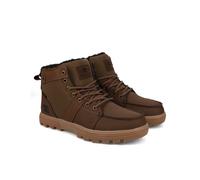 Schnürstiefel DC SHOES "Woodland", Herren, Gr. 13(47), braun, gum, Obermaterial:48.67% Leder, 34.31% Synthetikmaterial, 17.2% Polyester;, Schuhe Schnürstiefel (10318011-13)