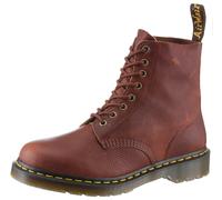 Schnürstiefel DR. MARTENS "8 Eye Boot 1460 Pascal AMBASSADOR", Herren, Gr. 40, braun, Leder, unifarben, Schuhe Schnürstiefel, Plateaustiefel, Schnürboots, Chukka Boot mit Blockabsatz (23244812-40) bra