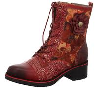 Schnürstiefel in framboise - Gr. - 39