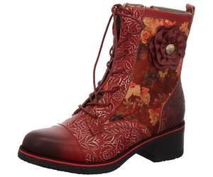 Schnürstiefel in framboise - Gr. - 39
