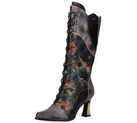 Schnürstiefel LAURA VITA "LAURA VITA Stiefel Leder/Textil", Damen, Gr. 38, schwarz, Leder, Textil, Schuhe Schnürstiefel (51426556-38) schwarz