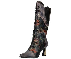 Schnürstiefel LAURA VITA "LAURA VITA Stiefel Leder/Textil", Damen, Gr. 38, schwarz, Leder, Textil, Schuhe Schnürstiefel (51426556-38) schwarz