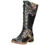 Schnürstiefel LAURA VITA "LAURA VITA Stiefel Leder/Textil", Damen, Gr. 41, schwarz (schwarz kombi), Leder, Textil, Schuhe Schnürstiefel (25433158-41) schwarz kombi