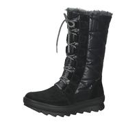 Schnürstiefel LEGERO "Legero Stiefel Veloursleder", Damen, Gr. 37,5, schwarz, Veloursleder, Schuhe Schnürstiefel (63693129-37,5) schwarz