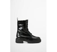 Stiefelette MARC O'POLO "mit Innenzipper", Damen, Gr. 42, Polyester, schwarz, Obermaterial: 100% Leder, unifarben, Schuhe Stiefelette (46676145-42) schwarz