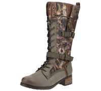 Schnürstiefel MUSTANG SHOES "Mustang Shoes Stiefel Lederimitat", Damen, Gr. 39, Lederimitat, mud, Schuhe Schnürstiefel (91459726-39) mud