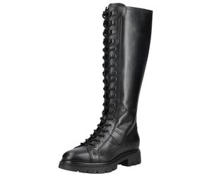 Schnürstiefel NERO GIARDINI "Nero Giardini Stiefel Leder", Damen, Gr. 37, schwarz, Leder, Schuhe Schnürstiefel (54387469-37) schwarz