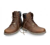 Schnürstiefel PANAMA JACK "Panama 03 Igloo", Damen, Gr. 42, c11, nappa, grass, cuero, bark, Nappaleder, Schuhe, mit Lammfell (89899804-42) c11, nappa, grass, cuero, bark