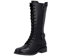 Schnürstiefel REMONTE "Remonte Stiefel Leder", Damen, Gr. 40, schwarz, Leder, Schuhe Schnürstiefel (12899458-40) schwarz