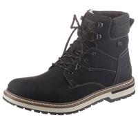 Schnürstiefel RIEKER, Herren, Gr. 40, schwarz (schwarz, grau), Lederimitat, Schuhe Schnürstiefel, mit Rieker-TEX Ausstattung (50050462-40) schwarz, grau
