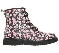 Schnürstiefel SKECHERS "GRAVLEN", Jungen, Gr. 31, bunt (schwarz), Lederimitat, Schuhe Schnürstiefel, Schnürboots in cooler Optik, Größenschablone zum Download (45801215-31) schwarz