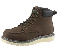 Schnürstiefel SKECHERS "KADMIEL JOHN DEERE-GRAND CREEK", Herren, Gr. 46, braun (dunkelbraun), Leder, Schuhe Schnürstiefel, Boots mit John Deere Collaboration (33564016-46) dunkelbraun