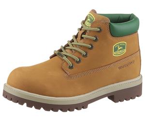Schnürstiefel SKECHERS "SERGEANTS JOHN DEERE-DOZER", Herren, Gr. 40, braun (hellbraun, grün), Leder, kontrastfarbene Details, Schuhe Schnürstiefel, Boots mit John Deere Collaboration (64376648-40) hel