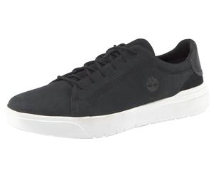 Schnürstiefel TIMBERLAND "SENECA BAY - LOW LACE SNEAKER", Herren, Gr. 43, schwarz, Leder, Schuhe Schnürstiefel, aus Leder (45578556-43) schwarz