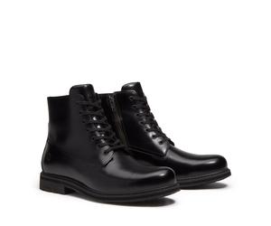 Schnürstiefel TIMBERLAND "STORMBUCKS - MID LC/ZP WATERPROOF BOOT", Herren, Gr. 44,5, Synthetik, schwarz (schwarz full grain), Leder, Schuhe Schnürstiefel, wasserdicht (11741627-44,5) schwarz full grai