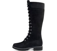 Schnürstiefel TIMBERLAND "Women's Premium 14in WP B", Damen, Gr. 37,5, schwarz (schwarz, nubuck), Leder, Schuhe Schnürstiefel, Winterschuhe, Winterstiefel, Winterboots, Schnürboots, wasserdicht (54045