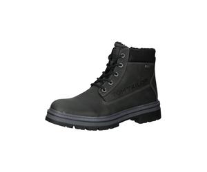 Schnürstiefel TOM TAILOR "Tom Tailor Stiefelette Lederimitat", Herren, Gr. 41, grau (coal), Lederimitat, Schuhe Schnürstiefel (82520550-41) coal