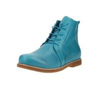 Schnürstiefelette ANDREA CONTI "Andrea Conti Stiefelette Leder", Damen, Gr. 37, blau (topas), Leder, Schuhe Schnürstiefelette (93126139-37) topas