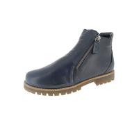 Schnürstiefelette ANDREA CONTI "Andrea Conti Stiefelette Leder", Damen, Gr. 41, blau (dunkelblau), Leder, Schuhe Schnürstiefelette (29424801-41) dunkelblau