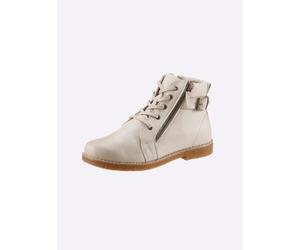 Schnürstiefelette ANDREA CONTI, Damen, Gr. 36, beige (creme), Glattleder, Leder, Schuhe Schnürstiefelette (78542054-36) creme