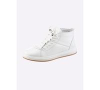 Schnürstiefelette ANDREA CONTI, Damen, Gr. 39, weiß, Glattleder, Leder, Rindsleder, Schuhe Schnürstiefelette (78653065-39) weiß