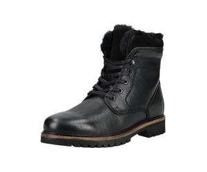 Schnürstiefelette ARA "Ara Stiefelette Leder", Herren, Gr. 42, schwarz, Leder, Schuhe Schnürstiefelette (16501902-42) schwarz