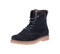 Schnürstiefelette ARA "Ara Stiefelette Veloursleder", Damen, Gr. 42, blau, Veloursleder, Schuhe Schnürstiefelette (44568451-42) blau
