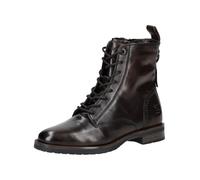 Schnürstiefelette BAGATT "BAGATT Stiefelette Leder", Damen, Gr. 41, braun (dunkelbraun), Leder, Schuhe Schnürstiefelette (41411661-41) dunkelbraun