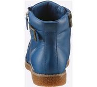 Schnürstiefelette ANDREA CONTI, Damen, Gr. 37, blau (bleu), Glattleder, Leder, Schuhe Schnürstiefelette (58512056-37) bleu