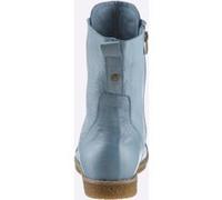 Schnürstiefelette ANDREA CONTI, Damen, Gr. 40, blau (bleu), Glattleder, Leder, Rindsleder, Schuhe Schnürstiefelette, Topseller (47145132-40) bleu
