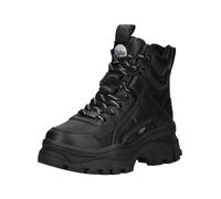 Schnürstiefelette BUFFALO "Buffalo Stiefelette Lederimitat", Damen, Gr. 38, schwarz, Lederimitat, Schuhe Schnürstiefelette (15554632-38) schwarz