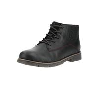 Schnürstiefelette BUGATTI "bugatti Stiefelette Leder", Herren, Gr. 45, schwarz, Leder, Schuhe Schnürstiefelette (63016408-45) schwarz