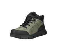 Schnürstiefelette BUGATTI "bugatti Stiefelette Lederimitat", Damen, Gr. 45, grün, schwarz, Lederimitat, Schuhe Schnürstiefelette (25362822-45) grün, schwarz