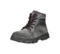 Schnürstiefelette BUGATTI "bugatti Stiefelette Lederimitat", Herren, Gr. 40, grau, Lederimitat, Schuhe Schnürstiefelette (57291751-40) grau