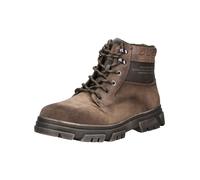 Schnürstiefelette BUGATTI "bugatti Stiefelette Lederimitat", Herren, Gr. 43, braun (taupe), Lederimitat, Schuhe Schnürstiefelette (10793634-43) taupe