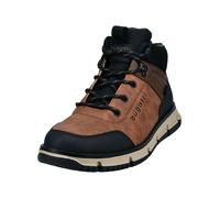 Schnürstiefelette BUGATTI "bugatti Stiefelette Lederimitat/Textil", Herren, Gr. 44, braun (braun, schwarz), Lederimitat, Textil, Schuhe Schnürstiefelette (96884022-44) braun, schwarz