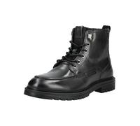 Schnürstiefelette BULLBOXER "Bullboxer Stiefelette Glattleder", Herren, Gr. 45, schwarz, Glattleder, Schuhe Schnürstiefelette (25721013-45) schwarz
