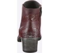 Schnürstiefelette burgund 36