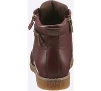 Schnürstiefelette burgund 37