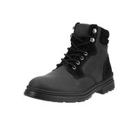 Schnürstiefelette CAMEL ACTIVE "camel active Stiefelette Leder", Damen, Gr. 45, Textil, schwarz (schwarz, schwarz), Leder, Schuhe Schnürstiefelette (73385448-45) schwarz, schwarz