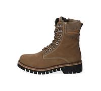 Schnürstiefelette CAMEL ACTIVE "camel active Stiefelette Leder/Textil", Damen, Gr. 36, grün (khaki), Leder, Textil, Schuhe Schnürstiefelette (95328927-36)