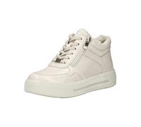 Schnürstiefelette CAPRICE "Caprice Stiefelette Leder", Damen, Gr. 38,5, weiß, Leder, Schuhe (23030456-38,5) weiß