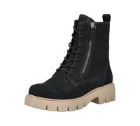 Caprice Damen Stiefeletten aus Leder mit Reißverschluss, Blau (Ocean Nubuc), 39 EU