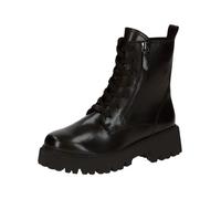 CAPRICE Damen Winterstiefeletten zum Schnüren aus Leder Gefüttert, Schwarz (Black Nappa), 40 EU